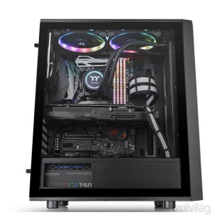 Thermaltake Versa J25 TG RGB (Ablakos) - Fekete PC