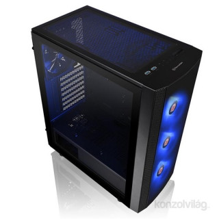 Thermaltake Versa J25 TG RGB (Ablakos) - Fekete PC