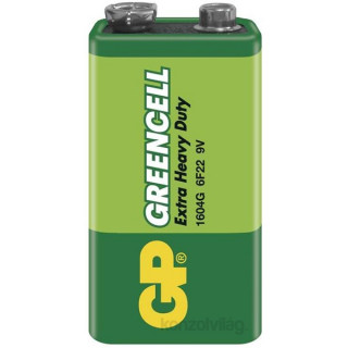 GP Greencell 9V, 1604G elem 1db/blister PC