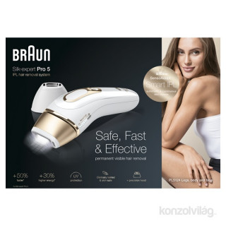 Braun SILK-EXPERT IPL PL5124 villanófényes szőrtelenítő Otthon