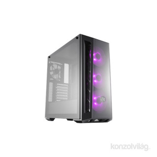 Cooler Master MasterBox MB520 RGB (Ablakos)- Fekete PC