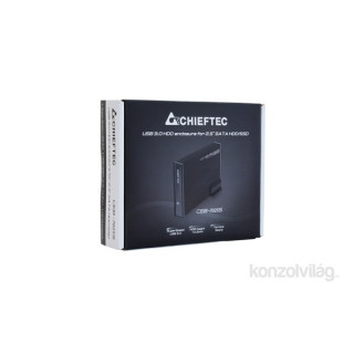 Chieftec CEB-7025S Alu Fekete [2,5"/USB3.0] PC