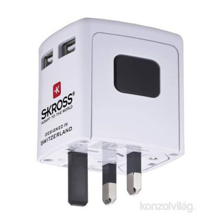 Skross WORLD USB töltő hálózati csatlakozó átalakító PC