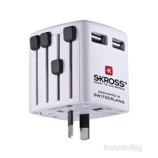 Skross WORLD USB töltő hálózati csatlakozó átalakító PC