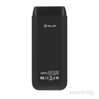 Tellur TLL PBC2 B 20000mAh fekete power bank Mobil