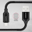 MOBIL-CASE AXAGON USB-C - USB-A 2.0 cable 0,5m Black thumbnail