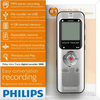 Philips DVT2000 4GB USB Silver Audio