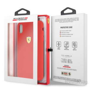 Ferrari iPhone XS MAX SF szilikon piros tok Mobil