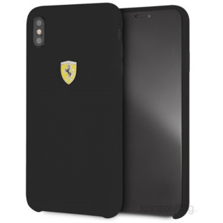 Ferrari iPhone XS MAX SF szilikon fekete tok Mobil