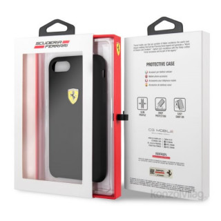 MOBIL-CASE Ferrari iPhone 8 SF szilikon fekete tok Mobil