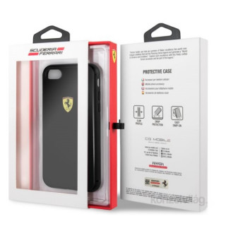 MOBIL-CASE Ferrari iPhone 8 akril fekete tok Mobil