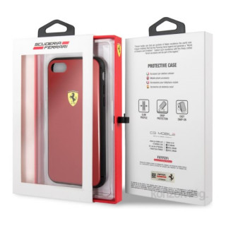 MOBIL-CASE Ferrari iPhone 8 akril piros tok Mobil