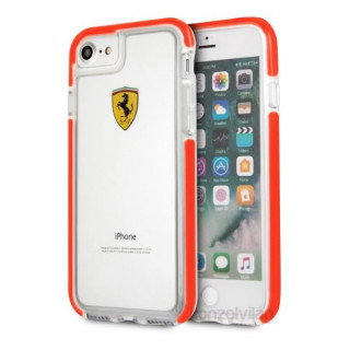 Ferrari iPhone 7 átlátszó fényes piros tok Mobil