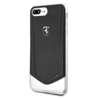 MOBIL-CASE Ferrari Heritage iPhone 8 Plus kemény csíkos fekete tok Mobil