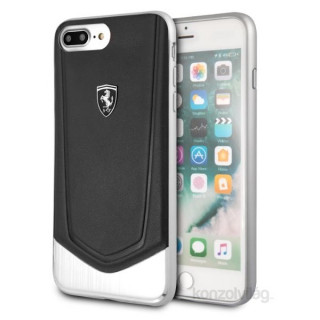 MOBIL-CASE Ferrari Heritage iPhone 8 Plus kemény csíkos fekete tok Mobil