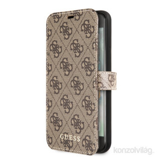 MOBIL-CASE Guess 4G iPhone 8 Plus kinyitható barna tok Mobil