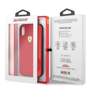 MOBIL-CASE Ferrari On-Track Racing Shield iPhone XR puha gumi piros tok Mobil