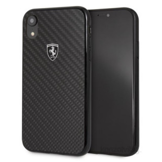 MOBIL-CASE Ferrari Heritage Iphone XR valódi karbon kemény fekete tok Mobil