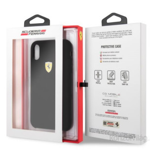 MOBIL-CASE Ferrari iPhone XR SF szilikon fekete tok Mobil