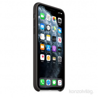 MOBIL-CASE Apple iPhone 11 Pro Max fekete szilikon tok Mobil