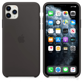 MOBIL-CASE Apple iPhone 11 Pro Max fekete szilikon tok Mobil