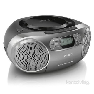 Philips AZB600/12 hordozható sztereó rendszer Digitális 2 W Szürke PC