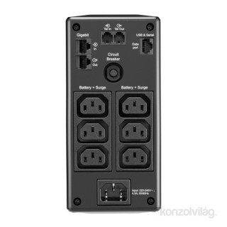 APC Back UPS Pro BR 650VA, 6 Outlets, AVR, LCD Interface PC