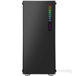 ABKONCORE Ramesses 320 RGB fekete ablakos (Táp nélküli) számítógép ház PC