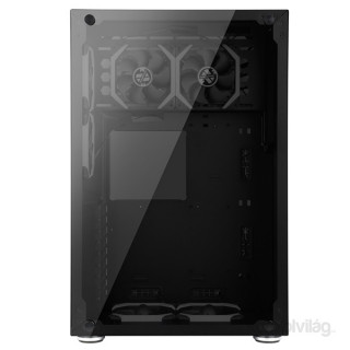 ABKONCORE Ramesses 320 RGB fekete ablakos (Táp nélküli) számítógép ház PC