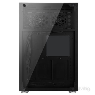 ABKONCORE Ramesses 320 RGB fekete ablakos (Táp nélküli) számítógép ház PC