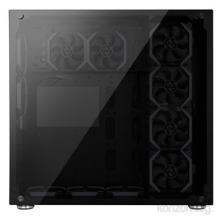 ABKONCORE Ramesses 760 RGB fekete ablakos (Táp nélküli) számítógép ház PC