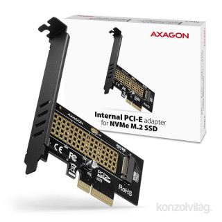 AXAGON PCEM2-N PCIE NVME M.2 x4 M-Key slot adapter PC