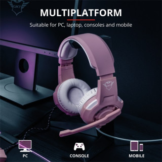 Trust GXT 310P Radius Gaming Headset Pink PC