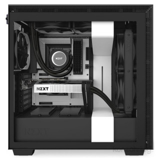 NZXT H710 Tempered Glass Matte White/Black PC