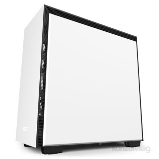 NZXT H710 Tempered Glass Matte White/Black PC