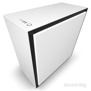 NZXT H710 Tempered Glass Matte White/Black PC