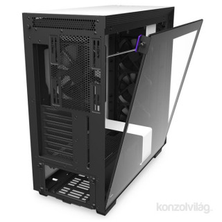 NZXT H710 Tempered Glass Matte White/Black PC