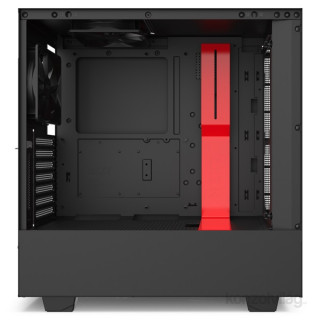 NZXT H510i Window Matte Black/Red PC