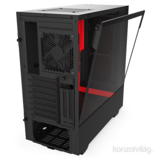 NZXT H510i Window Matte Black/Red PC