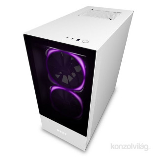 NZXT H510 Elite Window Matte Fehér PC