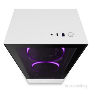 NZXT H510 Elite Window Matte Fehér PC