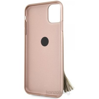 MOBIL-CASE GUESS Saffiano iPhone 11 Pro gyűrűs kitámasztóval rózsaszín kemény tok Mobil