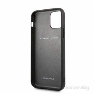 MOBIL-CASE FERRARI Off Track iPhone 11 Pro piros szemcsés bőrtok Mobil