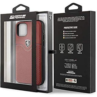 MOBIL-CASE FERRARI Victory iPhone 11 piros kemény bőrtok Mobil