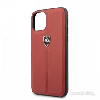 MOBIL-CASE FERRARI iPhone 11 függőlegesen csíkozott piros keménytok Mobil