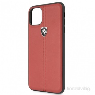 MOBIL-CASE FERRARI iPhone 11 Pro Max függőlegesen csíkozott piros keménytok Mobil