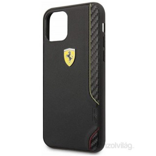 MOBIL-CASE FERRARI On Track iPhone 11 fekete puha PU gumitok Mobil