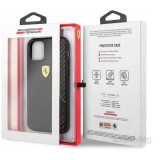 MOBIL-CASE FERRARI On Track iPhone 11 fekete puha PU gumitok Mobil