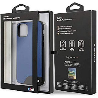 MOBIL-CASE BMW iPhone 11 Pro sima kék kemény műbőrtok Mobil