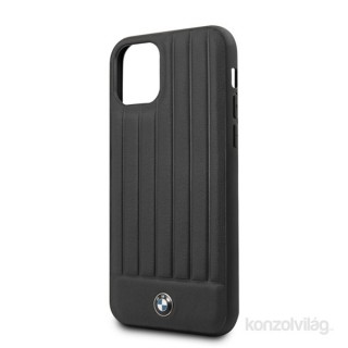 MOBIL-CASE BMW iPhone 11 csíkos fekete kemény bőrtok Mobil